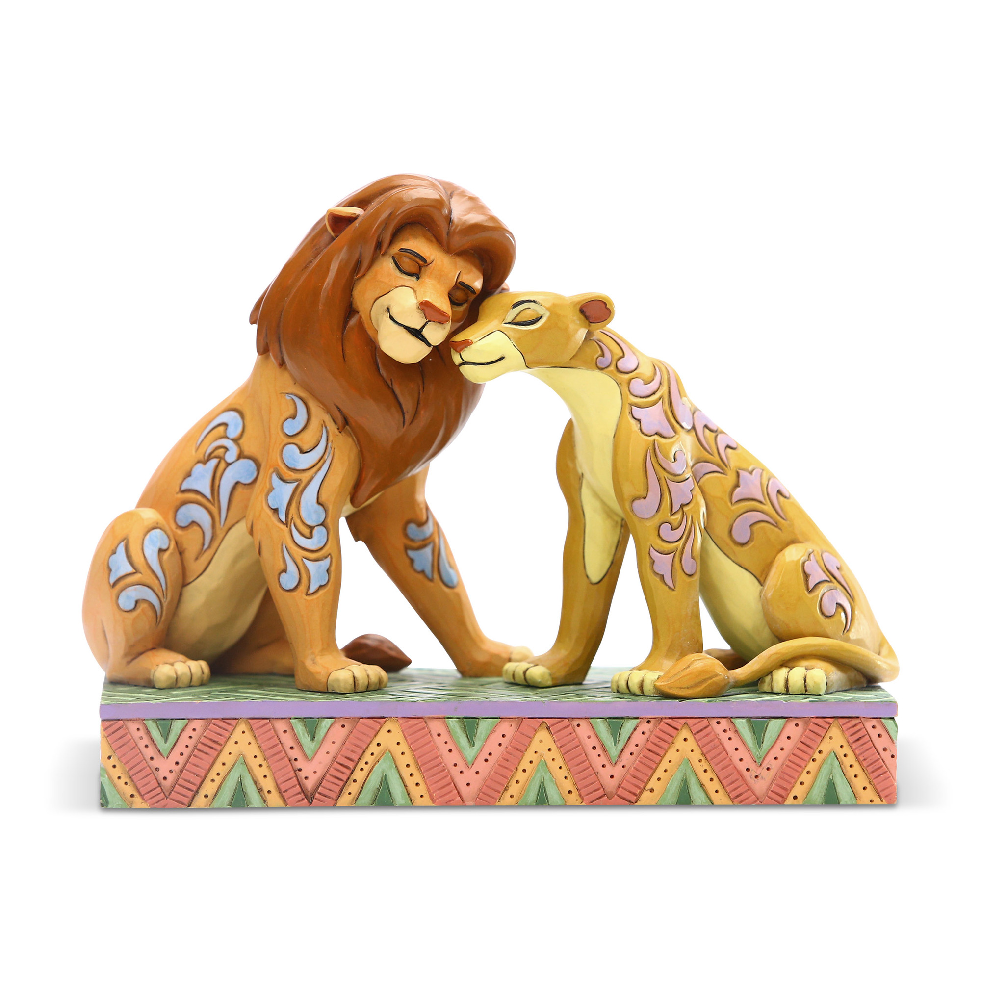 Disney Traditions Lion King Simba & Nala Snuggling Statue